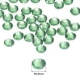 thumbnail image 2 of Uxcell Hotfix Rhinestones Flatback Crystal Glass Gems for Craft Clothes DIY Decoration Light Green 4.8mm, 2 of 5