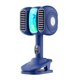 thumbnail image 3 of Ventilador de escritorio con clip USB para mochileros, silencioso, personal, con clip Azul profundo, 3 of 9