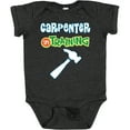 thumbnail image 3 of Inktastic Carpenter in Training Boys or Girls Baby Bodysuit, 3 of 5