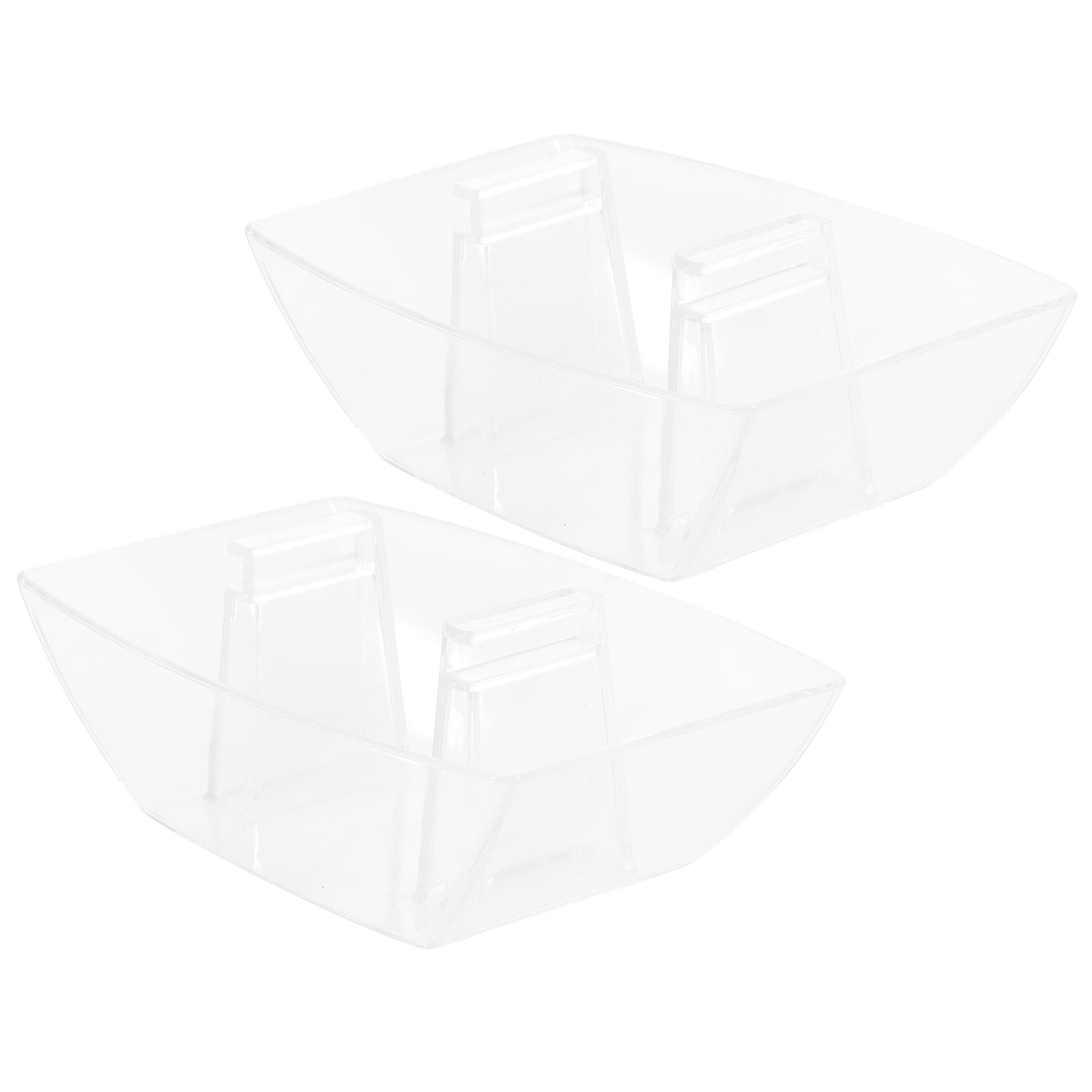 DRAFIDEEP 2pcs Universal Range Hood Oil Cup PC Storage Holder for Kitchen
