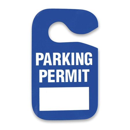 

ZoroSelect Parking Permit Blue W 3 In PK5