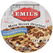 Emil's Main Street Original Sausage & Mushroom Thin Crust Pizza, 22 oz