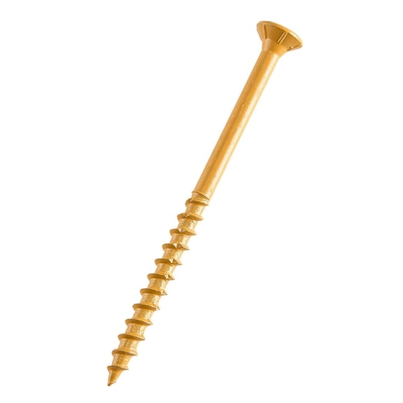 #10 x 3-Inch Star Drive (T25) Anti-Rust Coated Deck Screws for Outdoor Wood (350-Pack)