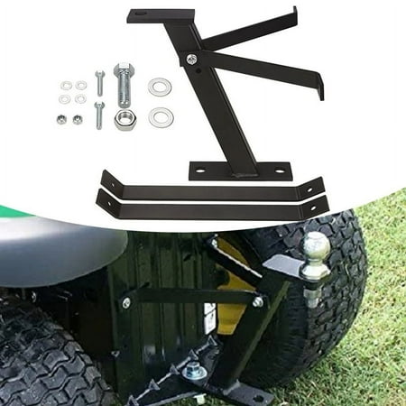 Trailer Hitch for Lawn Mower Heavy Duty Garden Tractor Lawnmower Attachm Tool Accessories