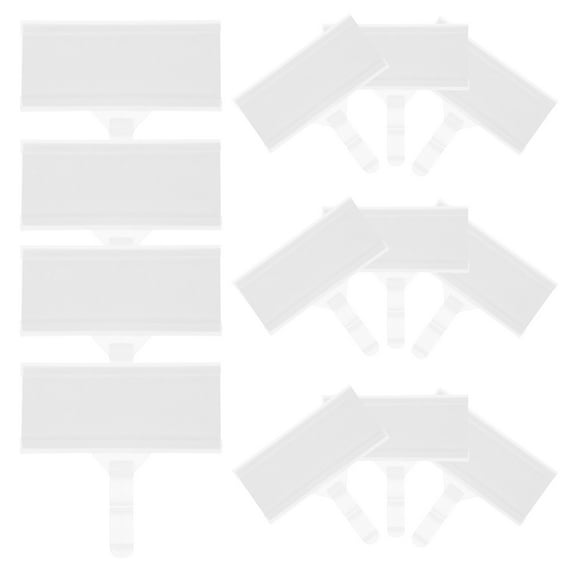 20 Pcs Wire Rack Label Holders for Shelves, Price Card Tags, Fridge Wire Labels, Shelf Label Holders for Organizing