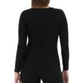 thumbnail image 4 of Women's and Women's Plus Waffle Thermal Underwear Crew Top, 4 of 6