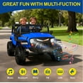 thumbnail image 3 of L10 APEX 24V 4WD Ride On Car for Big Kids, 2-Seater Electric Vehicle with Remote Control, Shock Absorption, 3 Speeds, Soft Start, Stylish LED Lights, Music & Bluetooth &FM, Ideal Gift for Kids, 3 of 8