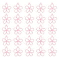thumbnail image 1 of Uxcell 50 Pcs Encanto de Flor Hueca Colgantes de Marco de Bisel Abierto para Fabricación de Joyas de Resina DIY Artesanías Rosa, 1 of 6