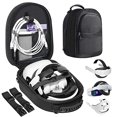 thumbnail image 1 of Estuche transporte para Oculus Meta Quest 2 / Meta Quest Pro y Accesorios, Capacidad Expandible Genérico Compatible con Kiwi Design / BOBOVR All Elite Strap con Batería, Mochila Viaje, 1 of 3