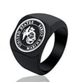 thumbnail image 4 of Men's Ring Simple Decorative Stainless Steel Ring Vintage Ring Middle Ring for Men, 4 of 6