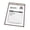 Black, variant on C-Line Products- Inc. CLI Shop Ticket Holder- Stitched- 11in.x14in.- Clear Vinyl