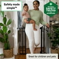 thumbnail image 4 of Ingenuity The Doorway 48W Series Safety Pet and Baby Gate, 28.5'-48' Wide, 36' Tall - Black, 4 of 15