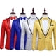 thumbnail image 1 of Traje de hombre Tops Abrigo Abrigo Abrigo Cantante de discoteca Presentador Estudio fotográfico Traje de fotografía Pajarita, 1 of 5