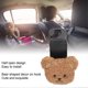 thumbnail image 3 of car seat back headrest hook portable cute plush bear decor car seat hook for bottle bib baby supplies brown bear, 3 of 5