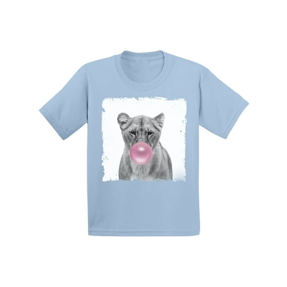 Awkward Styles Pink Bubble Shirt Cute Infant Shirt Lion Shirt Animals Prints Kids T Shirt Lion Infant Tshirt Cute Gifts for Children Lion Clothing Lovely Lion T Shirt Lion Lovers Funny Gifts for Kids