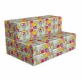 thumbnail image 1 of Floral Foldable Mattress, Colorful Roses Arrangement, 74.8" x 39.4", Multicolor, by Ambesonne, 1 of 4