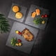 thumbnail image 4 of Plato de pizarra para queso Plato plano Plato occidental Cocina de estilo japonés Plato de piedra Bandeja para aperitivos de frutas y filetes, 4 of 5