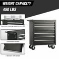 thumbnail image 3 of 7-Drawer Rolling Tool Chest with Detachable Cabinet - Heavy Duty Black Tool Storage Cart for Garage, Workshop & Repair Shop, 3 of 8