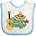 thumbnail image 3 of Inktastic Cinco De Mayo with Guitar and Sombrero Boys or Girls Baby Bib, 3 of 4