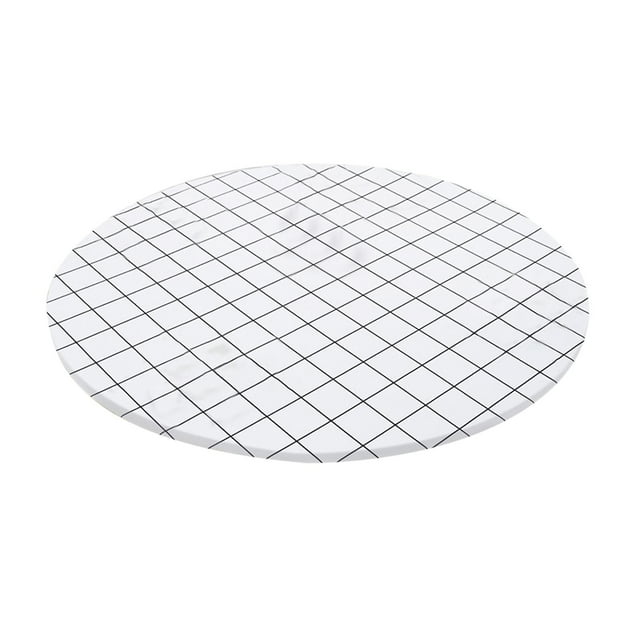 Abbracc Table Covers, Deluxe Elastic Edged Fitted Table Cover, Polyester Table Cover for White 120cm