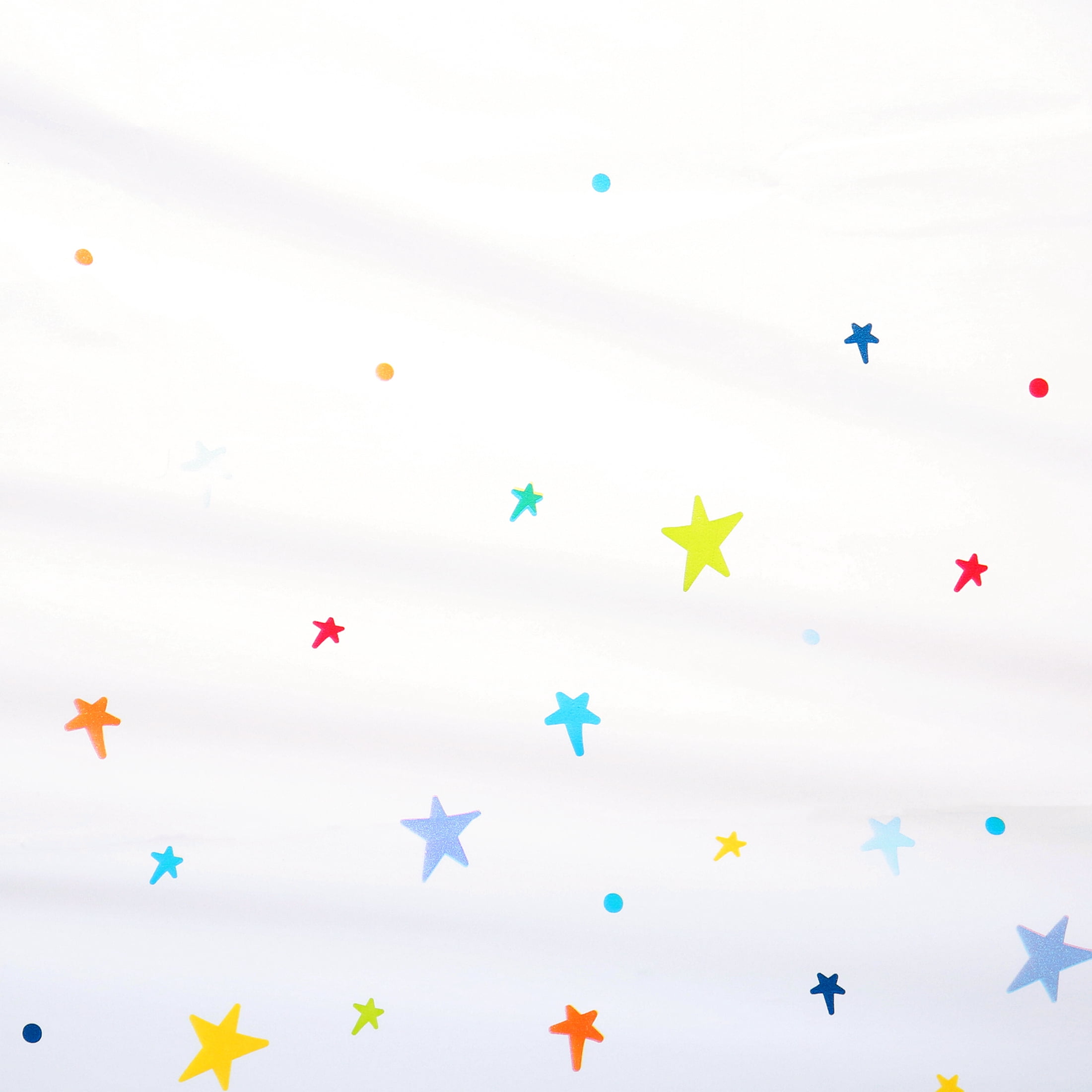 (6 pack) Bright Stars Birthday Plastic Party Tablecloth, 84 x 54in, by Way To Celebrate
