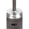 Fire Sense Mocha and Stainless Steel Commercial Patio Heater