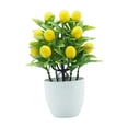 thumbnail image 3 of Plantas en macetas artificiales mini planta falsa de fruta falsa planta en maceta planta de flores falsas, para la ventana de la oficina de la casa de Limón, 3 of 8