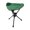 Green, variant on Folding Tripod Camping Stool 360 Degree Rotating Portable Outdoor Seat for Fishing Hiking Beach