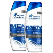 Bundle & Save 25%: Head and Shoulders Men Advanced Charcoal Shampoo to Deep Clean & Detox, 12.8 fl oz (2 Pack)