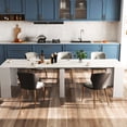 thumbnail image 2 of Multifunctional White Extendable Console | Can Be Used as Desk or Dining in Home | Particle Board and MDF | Solves Space Utilization Problem with Simple Design, 2 of 5