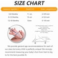 thumbnail image 7 of Baby Girls Boys Shoes Soft Anti-Slip Sole Newborn First Walkers Star High Top Canvas Denim Unisex Infant Sneaker, 7 of 7