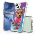 thumbnail image 1 of AquaFlex Hybrid Slim Designed For Apple iPhone 13 6.1"Case Transparent Clear, 1 of 8