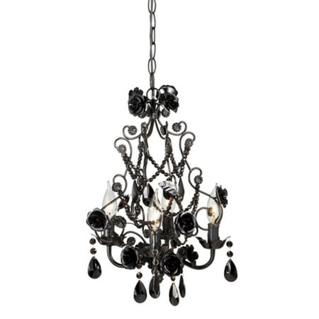 16 5 Romantic Gothic And Antique Style Black Rose And Glass Bead