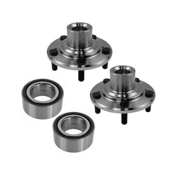 Front Wheel Hub and Bearing Kit 4 Piece - Compatible with 2009 - 2014 Acura TSX 2010 2011 2012 2013