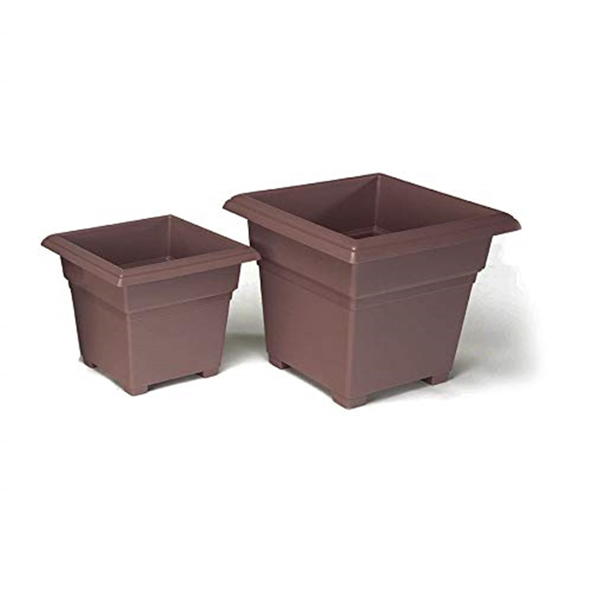 Root & Vessel Countryside Tub Planter, Brown, 14"