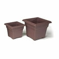 thumbnail image 5 of Root & Vessel Countryside Tub Planter, Brown, 14", 5 of 5