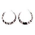 thumbnail image 1 of Minnieouse Pendientes colgantes Accesorios de joyería de personalidad simple Ropa clásica Suministro a juego Pendiente de aro clásico para mujer Ropa, zapatos y accesorios Miscelánea color cebra Minnieouse AP010404-02, 1 of 6