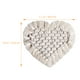 thumbnail image 2 of Posavasos de tejido con forma de corazón, tapete aislante térmico, posavasos de algodón, 2 of 7