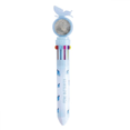 thumbnail image 1 of Black White Marble Antique Pattern Retractable Multicolor Ballpoint Pen School Supplies, 1 of 3