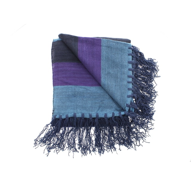 Bamboo Shawl Jewel Contemporary The Tsandza Collection Purple