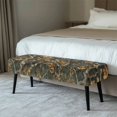 thumbnail image 2 of Yuyamidu Camo Bench Cover for Dining Table Hunting Branch Jacquard Bench Seat Protector Cover with Elastic Edge Easy to Install Furniture Protector Gift for Holiday, 2 of 8