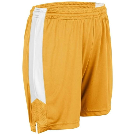 Champro BBS32 Dagger Women's Basketball Short - Gold White