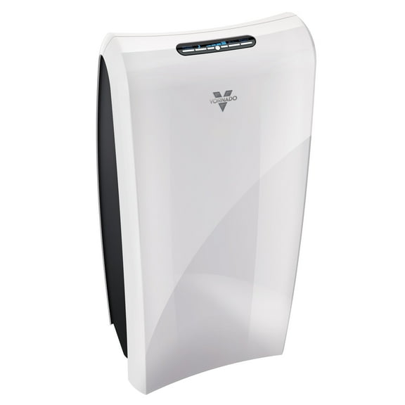Vornado AC550 Whole Room True HEPA Air Purifier, 335 Sq Ft Coverage, Ice White