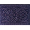 thumbnail image 1 of Ahgly Company Indoor Rectangle Persian Blue Traditional Area Rugs, 7' x 10', 1 of 4
