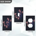 thumbnail image 4 of IAUYY Retardant PC Material Duplex Outlets Switch Plate Covers Easy DIY Installation with Screws Light Switch Cover Plate Cherry Blossom Branches, 4 of 9