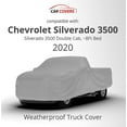 thumbnail image 2 of Weatherproof Truck Cover Compatible with 2020 Chevrolet Silverado 3500 Double Cab8 Ft Bed - 5L Outdoor & Indoor - Protect from Rain, Snow, Hail, Sun - Theft Cable Lock, Bag & Wind Straps, 2 of 9