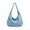 Light blue, variant on Embroidered Denim Hobo Bag for Women, Lightweight 3-Way Convertible Jean Crossbody Purse, Cute Crescent Shoulder Bag with Inner Pocket, Large Capacity Soft Denim Tote for School Travel Daily Use