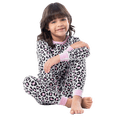 thumbnail image 6 of Fruit of the Loom Girl's Snug Fit 100% Cotton Pajama Sets, 4-Piece, Sizes 4-12, 6 of 20
