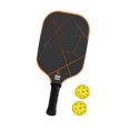 thumbnail image 3 of Pickleball 1 Paddle With 2 Pickle Balls For Practice Beginners Indoor, Orange | Anti Slip Handle, Ensuring Optimal Holding Performance, 3 of 5
