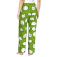 thumbnail image 3 of Xecao Funny Sheep Doing Yoga Women's Straight Lounge Pajama Pants: The Epitome of Relaxed Sleepwear, 3 of 9